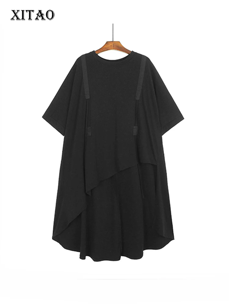 XITAO Women Casual Solid T-Shirts Personality Fashion Loose O-neck Short Sleeve T-Shirts Korea 2023 Summer New Arrival DMJ1230
XITAO Women Casual Solid T-Shirts Personality Fashion Loose O-neck Short Sleeve T-Shirts Korea 2023 Summer New Arrival DMJ1230