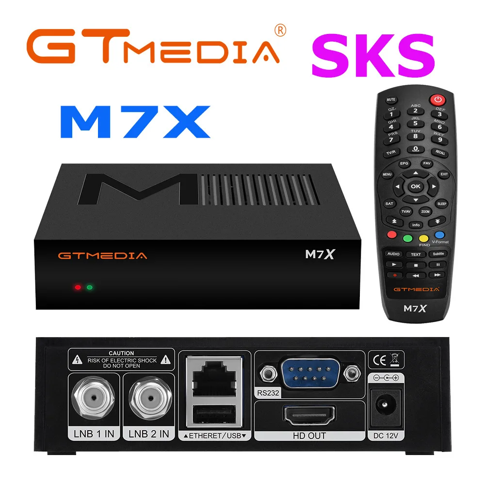 GTmedia M7X SKS STB HD HEVC built-in WIFI with Ethernet port Brazil 70W Movie star
GTmedia M7X SKS STB HD HEVC built-in WIFI with Ethernet port Brazil 70W Movie star