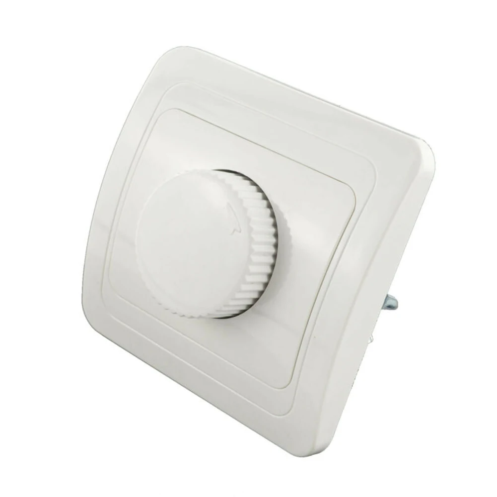 Switch Rotary Dimmer White 4 To 300W 81 X 81mm Trailing Edge AC 200V-250V European Standard For Conventional Lamps
Switch Rotary Dimmer White 4 To 300W 81 X 81mm Trailing Edge AC 200V-250V European Standard For Conventional Lamps