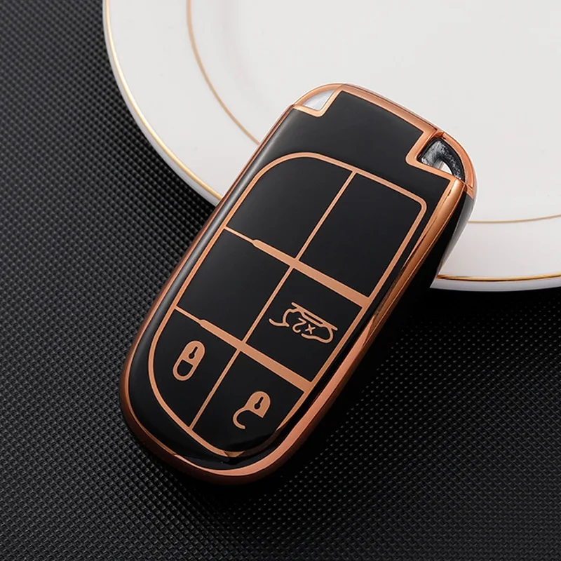 New Premium Car Key Case For Jeep Grand Cherokee Compass Renegade For Dodge Ram 1500 Challenger Durango 3 Button Key Cover
New Premium Car Key Case For Jeep Grand Cherokee Compass Renegade For Dodge Ram 1500 Challenger Durango 3 Button Key Cover