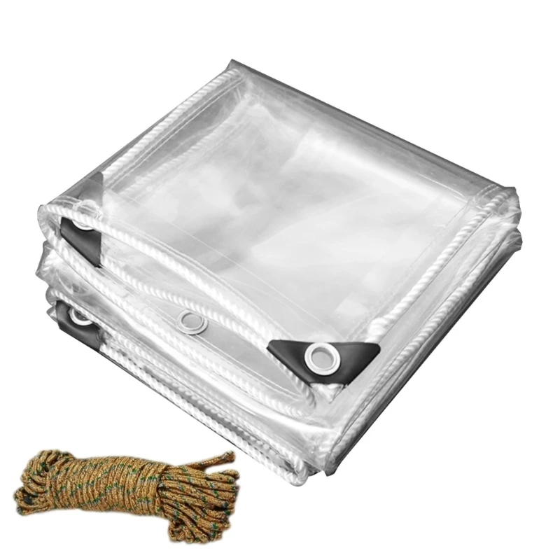Waterproof Tarpaulin with Eyelets, PVC Foldable Outdoor Waterproof Ripstop Windproof Tarpaulin for Patio Garden Plants
Waterproof Tarpaulin with Eyelets, PVC Foldable Outdoor Waterproof Ripstop Windproof Tarpaulin for Patio Garden Plants