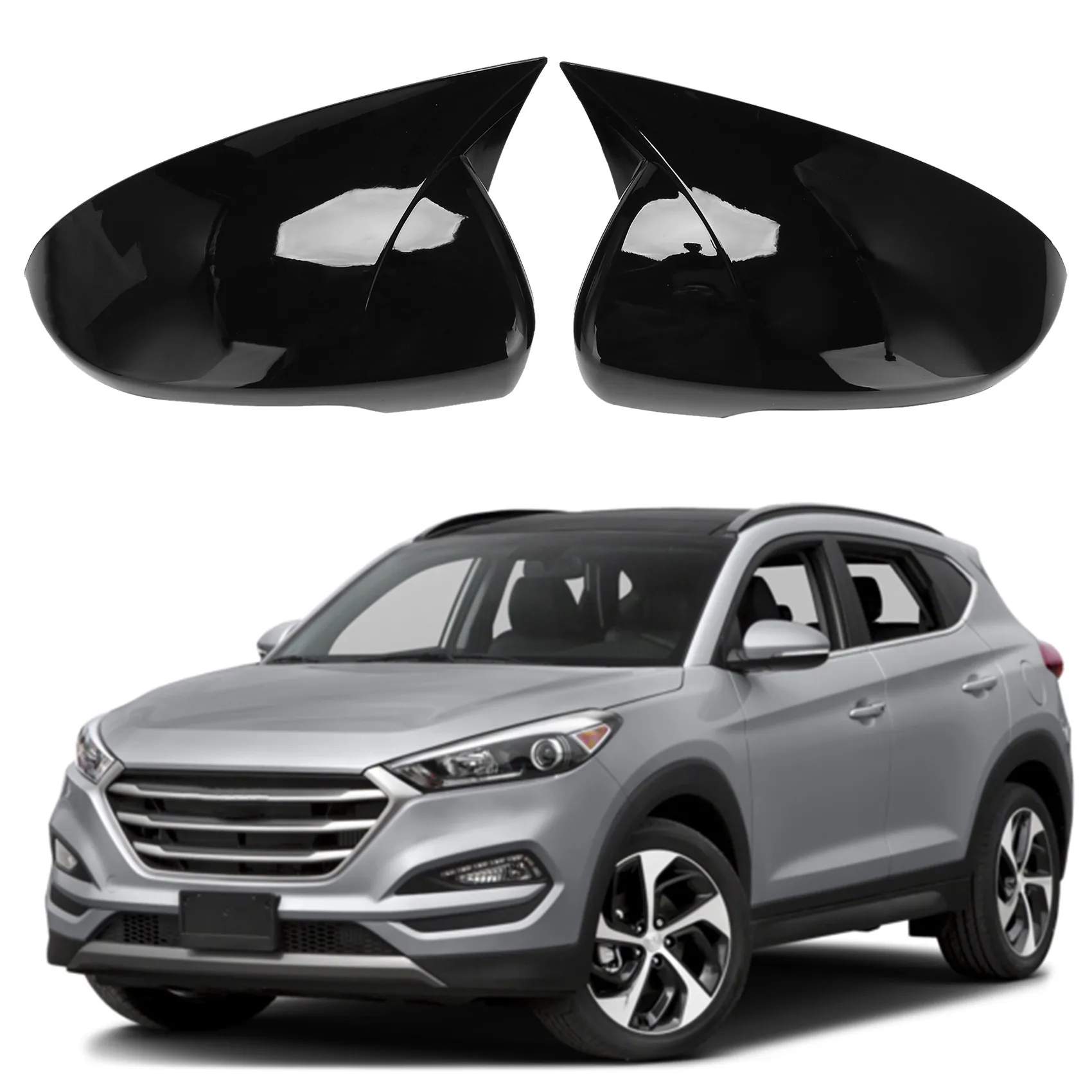 Глянцевые черные колпачки на боковые зеркала заднего вида для Hyundai Tucson 2015-2020
Глянцевые черные колпачки на боковые зеркала заднего вида для Hyundai Tucson 2015-2020