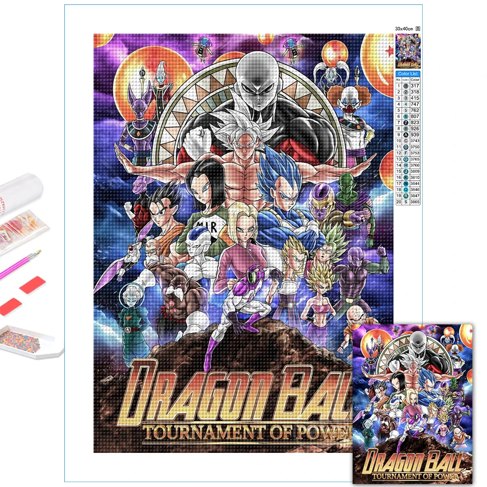 Wall Art 5D Diamond Paintings Full Round Drill Dragon Ball Picture Embroidery Cross Stitch Mosaic Handmade Anime Home Decor Gift
Wall Art 5D Diamond Paintings Full Round Drill Dragon Ball Picture Embroidery Cross Stitch Mosaic Handmade Anime Home Decor Gift