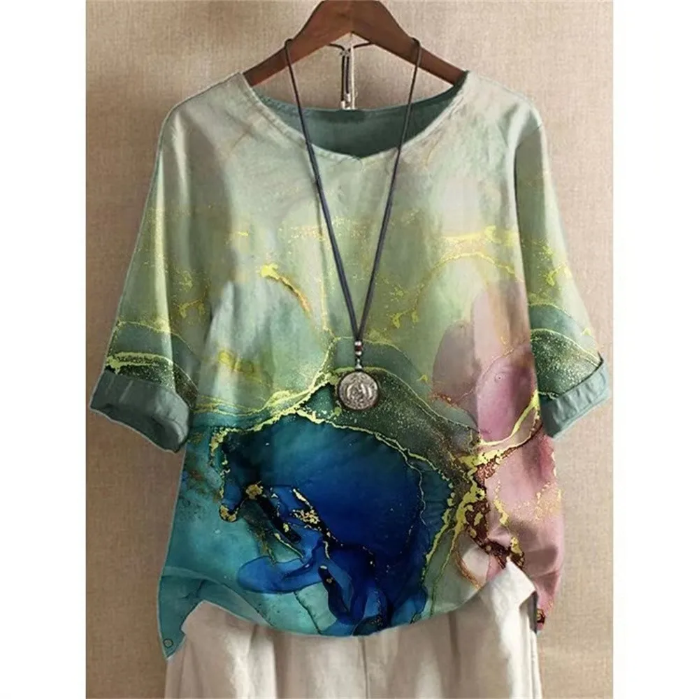 Plus Size Women‘s T-shirt Tie Dye Short-sleeve Tops Tees Casual Daily Tshirt Fashion O-neck Oversized 3d Printed Woman Clothing
Plus Size Women‘s T-shirt Tie Dye Short-sleeve Tops Tees Casual Daily Tshirt Fashion O-neck Oversized 3d Printed Woman Clothing