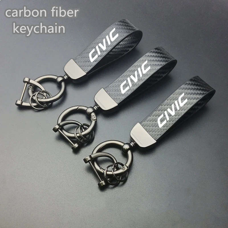 For Honda civic 10th 8th type r 2012 2018 2020 Carbon fiber Car Key Pendant Split Rings Leather Keychain Auto Vehicle KeyChain
For Honda civic 10th 8th type r 2012 2018 2020 Carbon fiber Car Key Pendant Split Rings Leather Keychain Auto Vehicle KeyChain