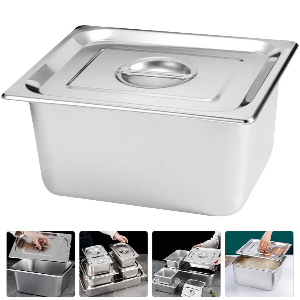 Pan Buffet Stainless Steel Container Restaurant Buffet Tray Stainless-steel Buffet Holder Buffet Container
Pan Buffet Stainless Steel Container Restaurant Buffet Tray Stainless-steel Buffet Holder Buffet Container