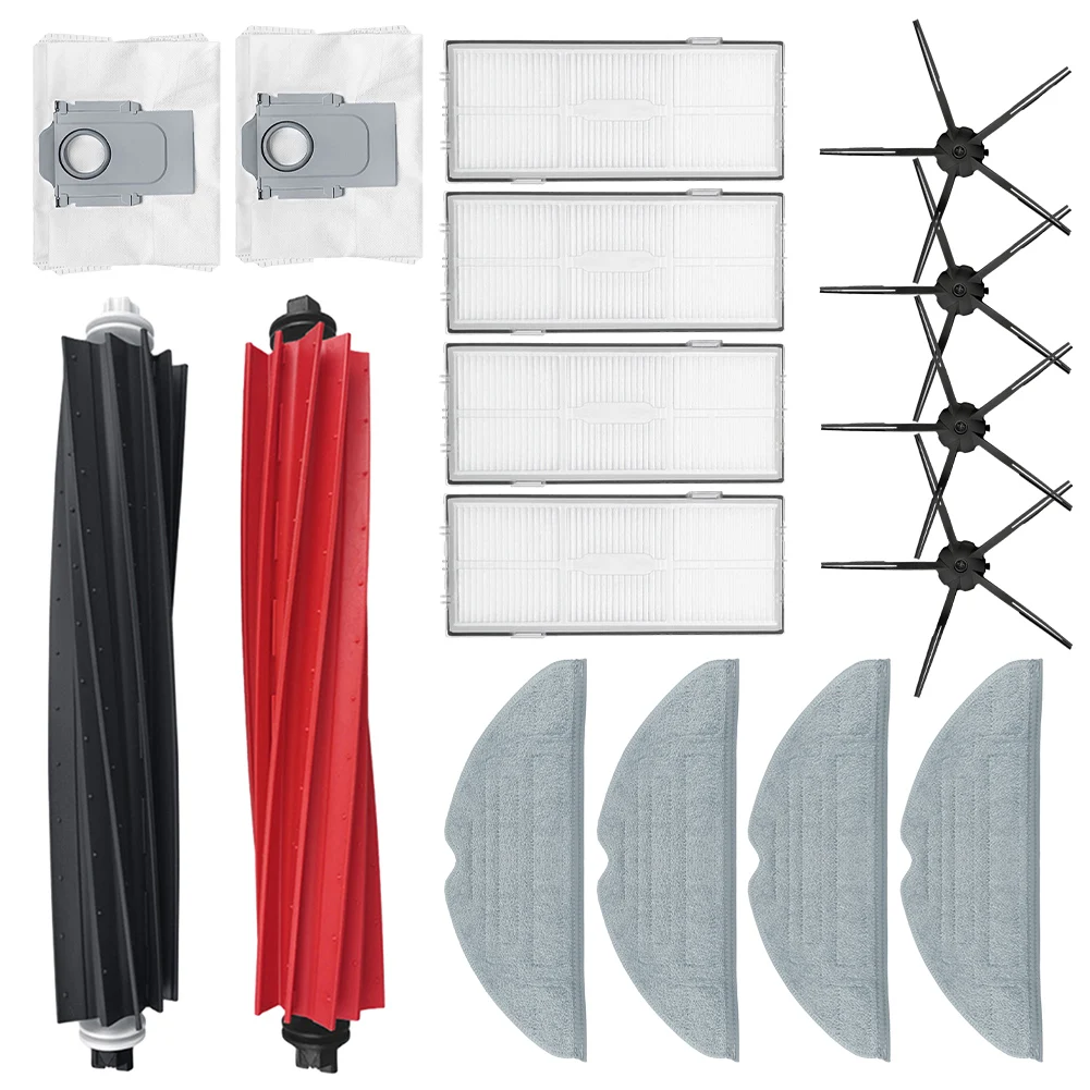 Washable Filter Double Main Brush Mop Cloth Side Brush Spare Parts For R0borock S8 / S8 Plus / S8 Pro Ultra Accessories
Washable Filter Double Main Brush Mop Cloth Side Brush Spare Parts For R0borock S8 / S8 Plus / S8 Pro Ultra Accessories