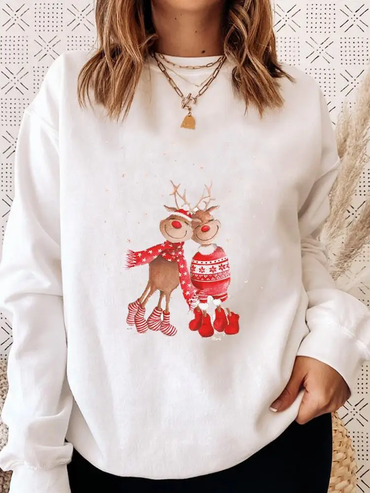 Women Merry Christmas Fashion Clothes Clothing Festival Cartoon Snow Winter Deer Graphic Pullover Cartoon Female Sweatshirts
Women Merry Christmas Fashion Clothes Clothing Festival Cartoon Snow Winter Deer Graphic Pullover Cartoon Female Sweatshirts