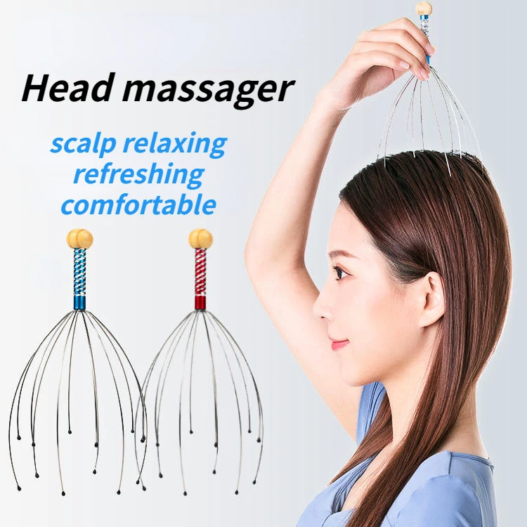 Octopus Head Massager Scalp Massager Relaxation Relief Body Massager Remove Muscle Tension Tiredness Metal Head Relax Massager
Octopus Head Massager Scalp Massager Relaxation Relief Body Massager Remove Muscle Tension Tiredness Metal Head Relax Massager
