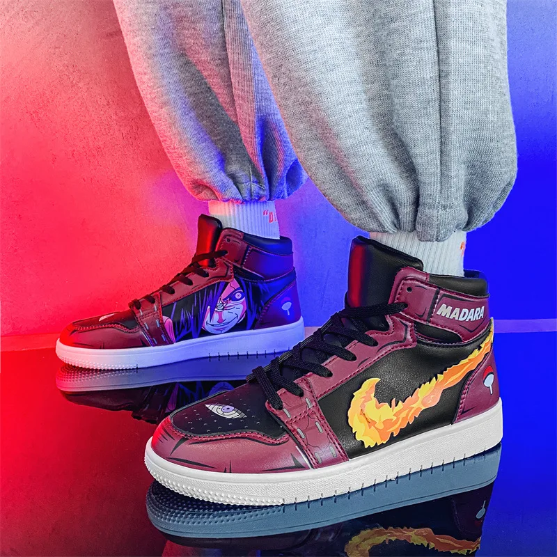 New Anime Cartoon Uchiha Madara Dragon Ninja Printed Casual Shoes Men High-top Sneaker Halloween Cosplay Cool Sport Shoes
New Anime Cartoon Uchiha Madara Dragon Ninja Printed Casual Shoes Men High-top Sneaker Halloween Cosplay Cool Sport Shoes