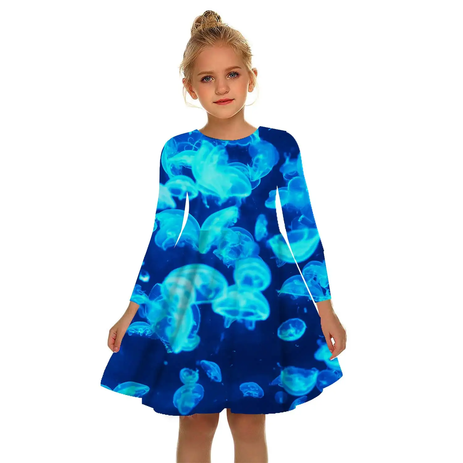 2-18T Girls Ocean Dress Summer Children Clothing Party Elegant Princess Long Tulle Baby Girls Children Lace 2022 New 
2-18T Girls Ocean Dress Summer Children Clothing Party Elegant Princess Long Tulle Baby Girls Children Lace 2022 New