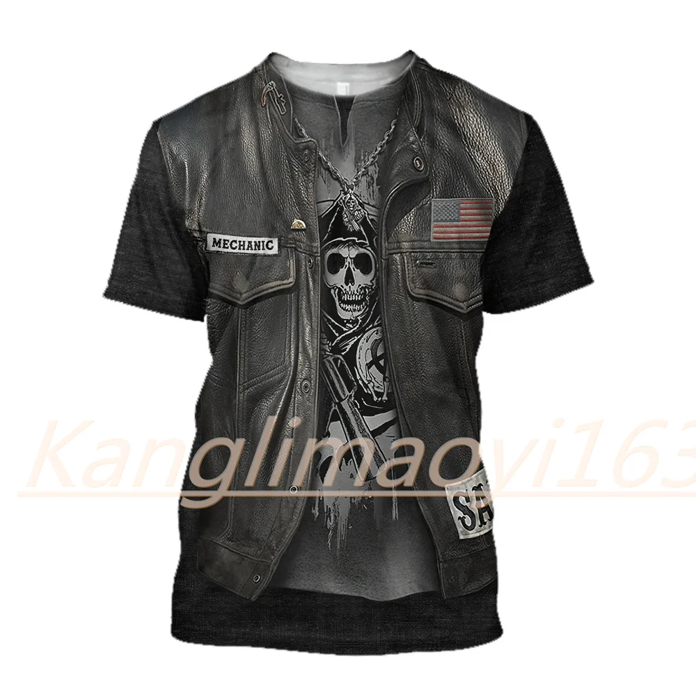 Fashion Summer Horror Skull 3D Print Men's T-Shirt O-Neck Short Sleeve Casual Breathable Oversized Male T Shirt Top Men Clothing
Fashion Summer Horror Skull 3D Print Men's T-Shirt O-Neck Short Sleeve Casual Breathable Oversized Male T Shirt Top Men Clothing