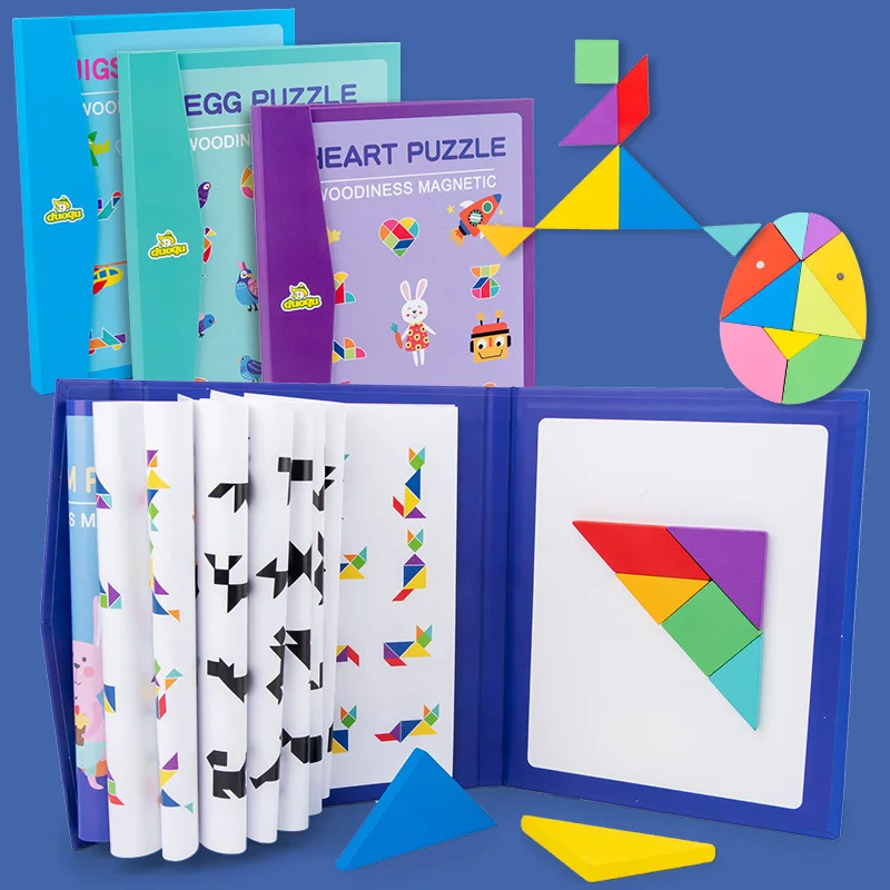 NEW Kids Toy Magnetic Jigsaw Puzzle Book Wooden Toys Shapes Board Early Educational Toys Development Puzzle Gifts for Children
NEW Kids Toy Magnetic Jigsaw Puzzle Book Wooden Toys Shapes Board Early Educational Toys Development Puzzle Gifts for Children