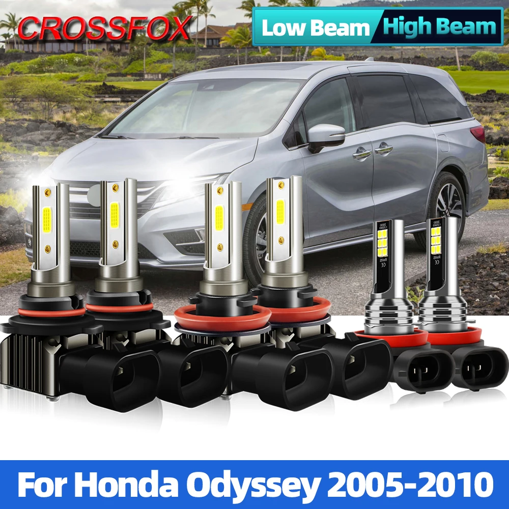 

H11 LED Headlights 9005 HB3 9006 HB4 90W LED Fog Lamp Bulb 12V 12000LM 6000K White Car Headlamp For Honda Odyssey 2005-2010