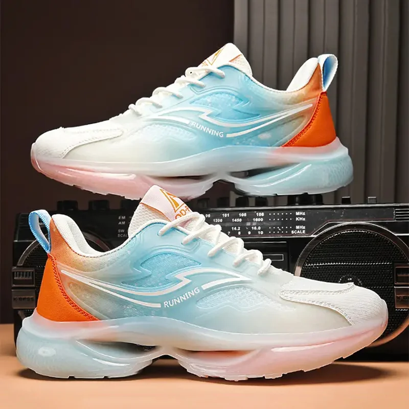 Korean Version Trendy Men's Shoes Mixed Color Fashion Fried Street Sneakers Non-slip Breathable Damping Outdoor Casual Shoes
Korean Version Trendy Men's Shoes Mixed Color Fashion Fried Street Sneakers Non-slip Breathable Damping Outdoor Casual Shoes