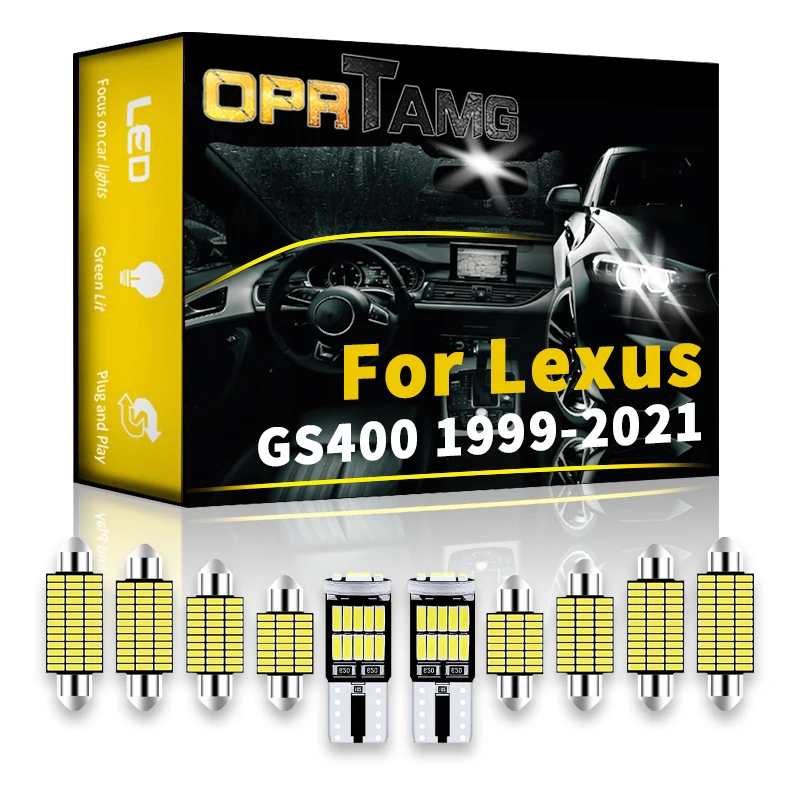 OPRTAMG For Lexus GS400 2004 2005 2006 2007 2008 2009 2010 2011 2012 2013-2022 Vehicle LED Interior Map Dome Trunk Light Kit
OPRTAMG For Lexus GS400 2004 2005 2006 2007 2008 2009 2010 2011 2012 2013-2022 Vehicle LED Interior Map Dome Trunk Light Kit