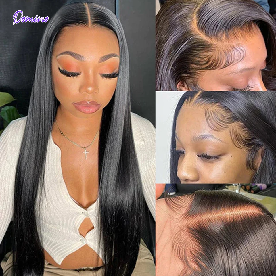 Domino Straight Lace Front Wig Transparent Lace Front Human Hair Wigs 13x4 Lace Frontal Wig 4x4 Closure Wig
Domino Straight Lace Front Wig Transparent Lace Front Human Hair Wigs 13x4 Lace Frontal Wig 4x4 Closure Wig
