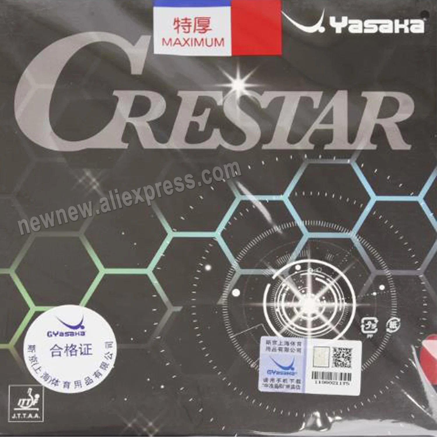 Yasaka CRESTAR Table Tennis Rubber Pips-In Table Tennis Pingpong Rubber with Sponge
Yasaka CRESTAR Table Tennis Rubber Pips-In Table Tennis Pingpong Rubber with Sponge