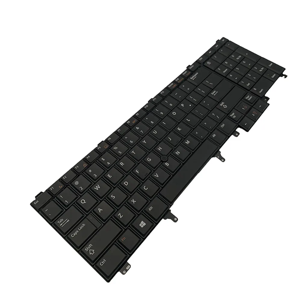 

Laptop Keyboard Typing Component Universal Input Accessory Inputting Spare Parts US Layout Keypad Replacement for E6520