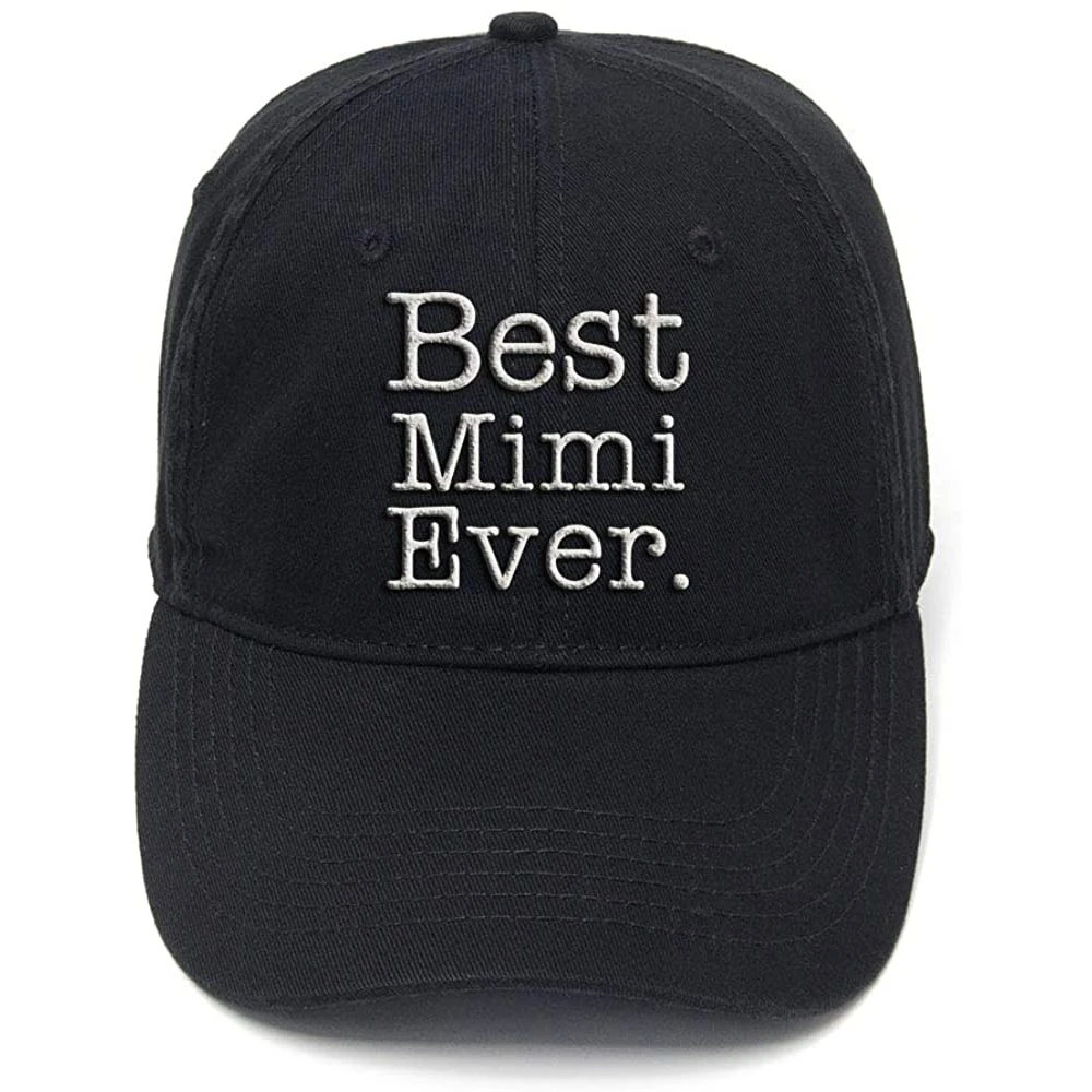 

Lyprerazy for Grandma Best Mimi Ever Washed Cotton Adjustable Men Women Unisex Hip Hop Cool Flock Printing Baseball Cap