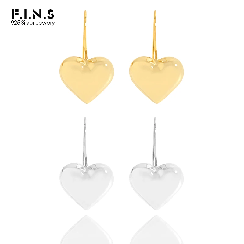 F.I.N.S Luxury Minimalist S925 Sterling Silver Big Love Heart Earrings Korean Glossy Silver 925 Drop Earrings Prevent Allergy
F.I.N.S Luxury Minimalist S925 Sterling Silver Big Love Heart Earrings Korean Glossy Silver 925 Drop Earrings Prevent Allergy