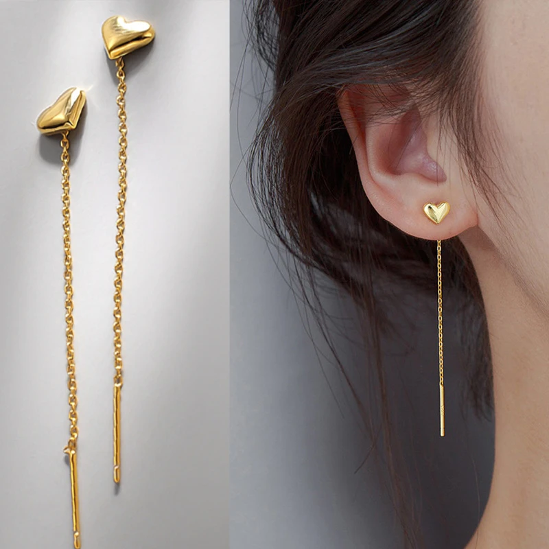 2022 Trend Korean Long Wire Tassel Thread Chain Star Heart Beads Pendants Dangle Drop Earrings Straight Hanging Earings
2022 Trend Korean Long Wire Tassel Thread Chain Star Heart Beads Pendants Dangle Drop Earrings Straight Hanging Earings