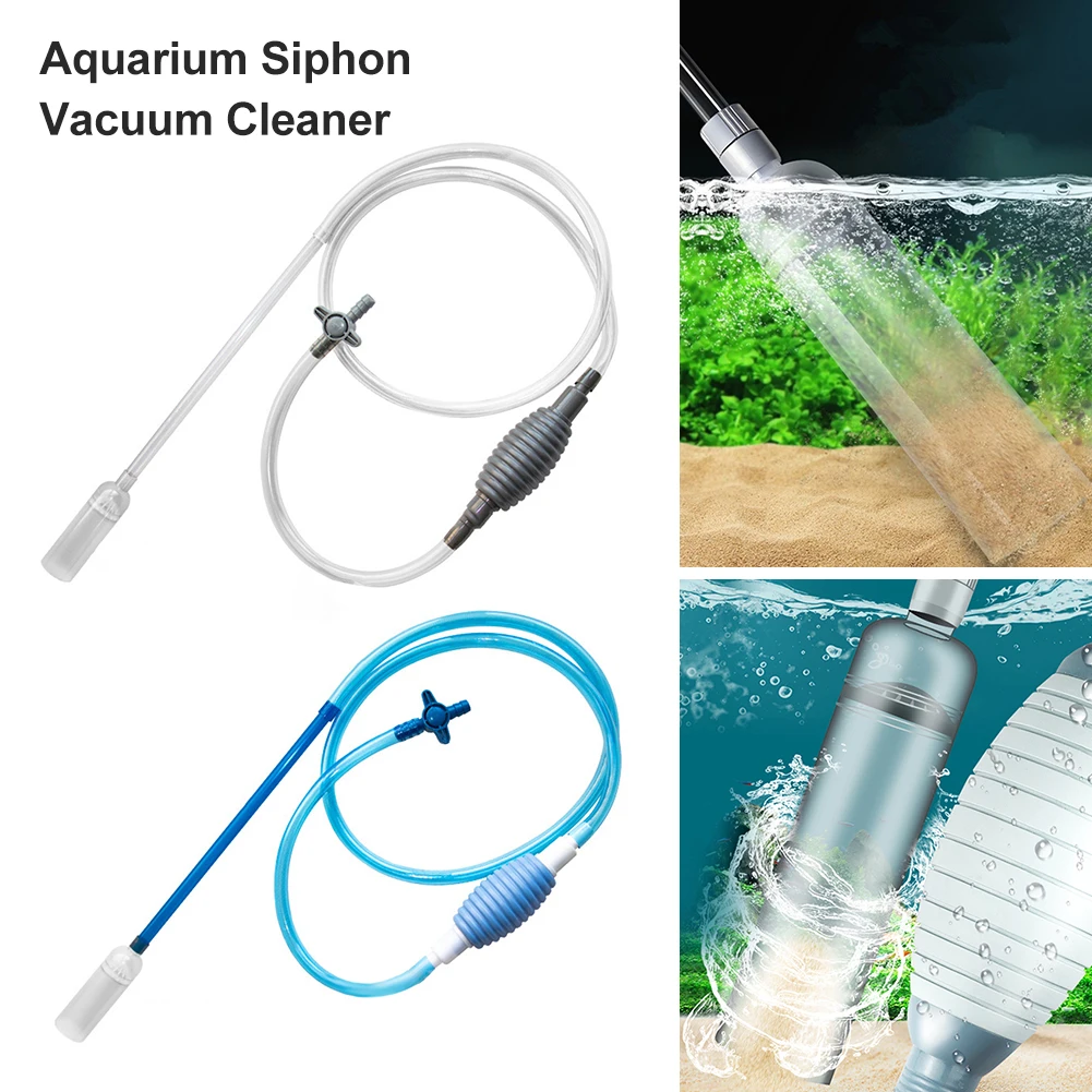 2.6M Aquarium Siphon Fish Tank Syphon Vacuum Cleaner Pump Manual Water Change Changer Gravel Water Filter Acuario Accessories
2.6M Aquarium Siphon Fish Tank Syphon Vacuum Cleaner Pump Manual Water Change Changer Gravel Water Filter Acuario Accessories