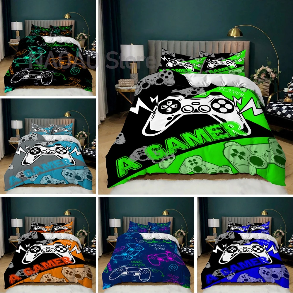 Gamer Gamepad Printing Duvet Cover for Boys Teen Comforter Cover Zipper Design Single Queen King Bed Linens 2/3Pcs Bedding Set
Gamer Gamepad Printing Duvet Cover for Boys Teen Comforter Cover Zipper Design Single Queen King Bed Linens 2/3Pcs Bedding Set