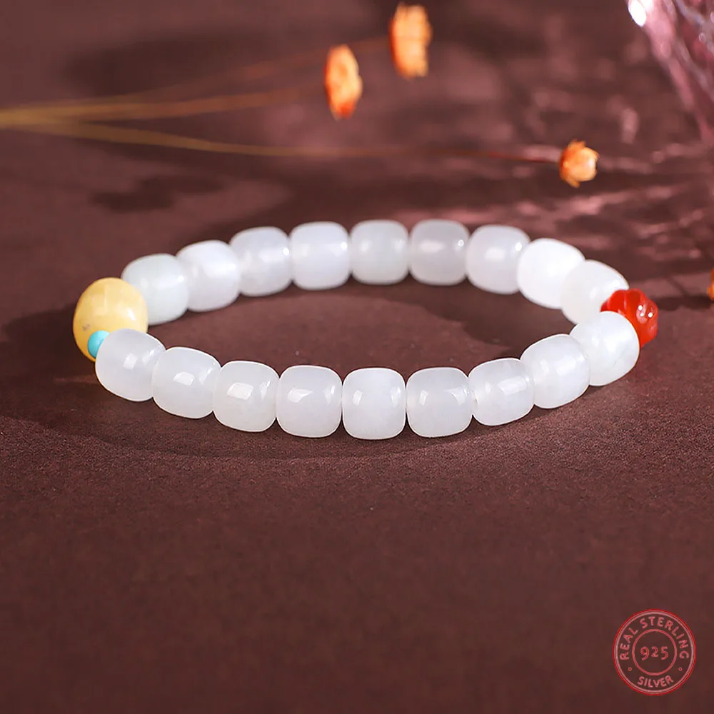 Luxury Bracelets for Women Hand Bracelet Natural White Jade Personality Simple Topaz Bracelet High-end Fine Fashion Jewelry Gift
Luxury Bracelets for Women Hand Bracelet Natural White Jade Personality Simple Topaz Bracelet High-end Fine Fashion Jewelry Gift