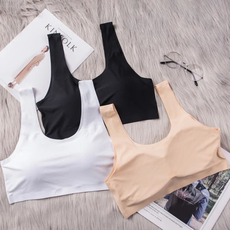 Multi-size Women's Ice Silk Seamless Breathable U-shaped Anti-light One-piece Solid Color Bottoming Sports Bra for Women
Multi-size Women's Ice Silk Seamless Breathable U-shaped Anti-light One-piece Solid Color Bottoming Sports Bra for Women