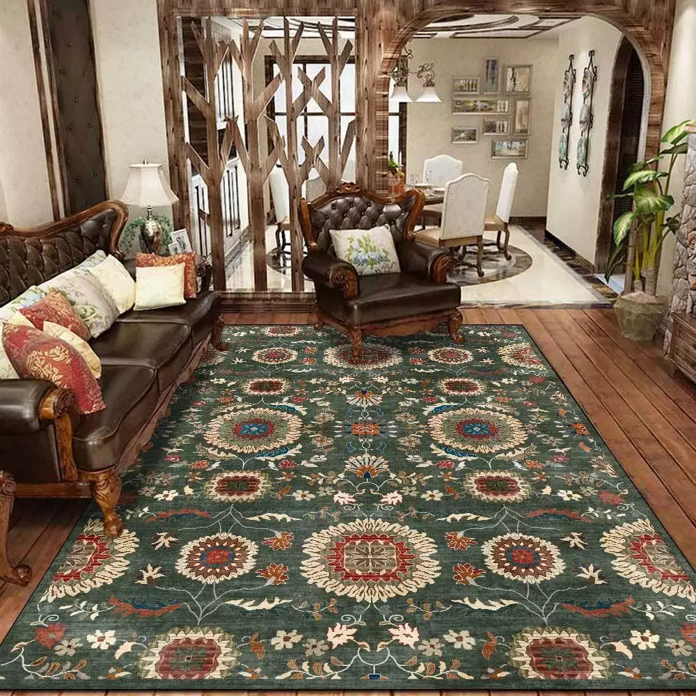 NEW2023 American Country Style Floor Mat Retro Persian Geometric Flowers Printed Living Room Kitchen Door Rugs Bedroom Bedside
NEW2023 American Country Style Floor Mat Retro Persian Geometric Flowers Printed Living Room Kitchen Door Rugs Bedroom Bedside