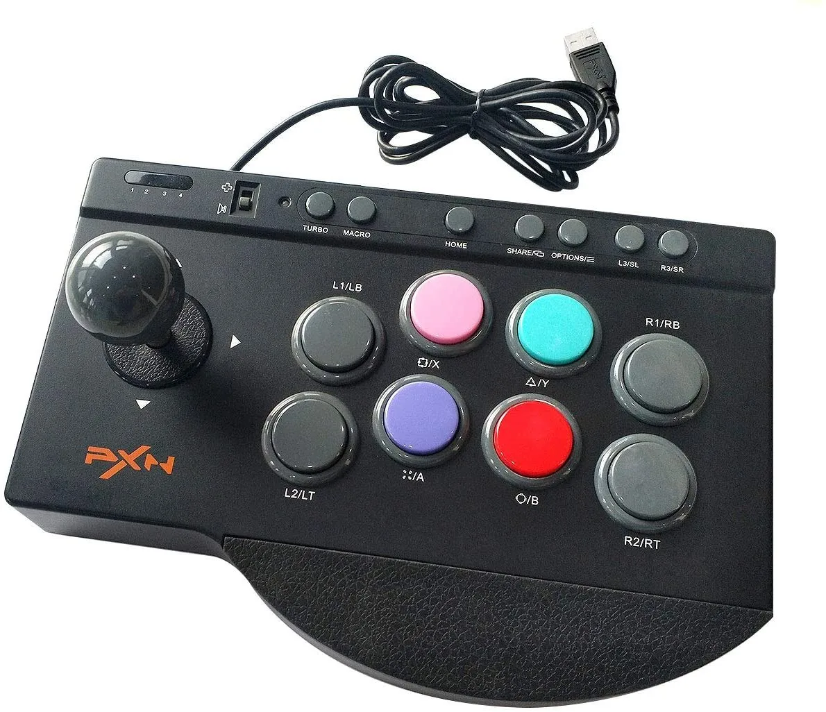 Brand New Joystick PC PS4 Controller For PS3/Xbox One/Switch Arcade Fighting Game Fight Stick PXN 0082 USB Street Fighter(black)
Brand New Joystick PC PS4 Controller For PS3/Xbox One/Switch Arcade Fighting Game Fight Stick PXN 0082 USB Street Fighter(black)