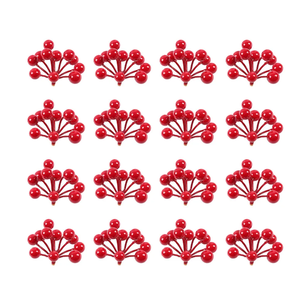 16pcs Red Christmas Berries Artificial Flowers Stamen Holly Berry Christmas Wreath Decoration For Home Xmas New Year Gifts Decor
16pcs Red Christmas Berries Artificial Flowers Stamen Holly Berry Christmas Wreath Decoration For Home Xmas New Year Gifts Decor