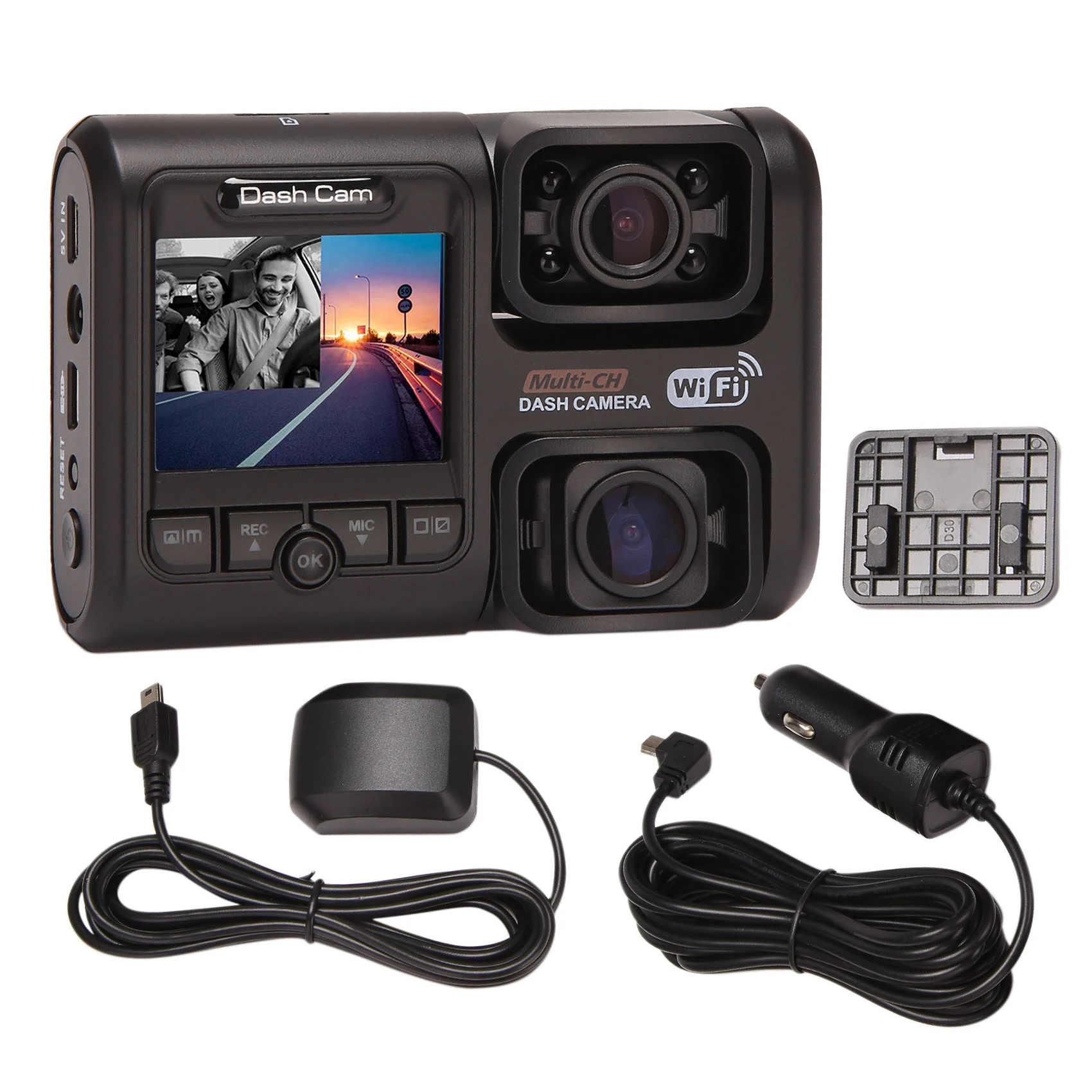 4K 2160P WIFI двойной объектив двойная камера видеорегистратор 
4K 2160P WIFI двойной объектив двойная камера видеорегистратор