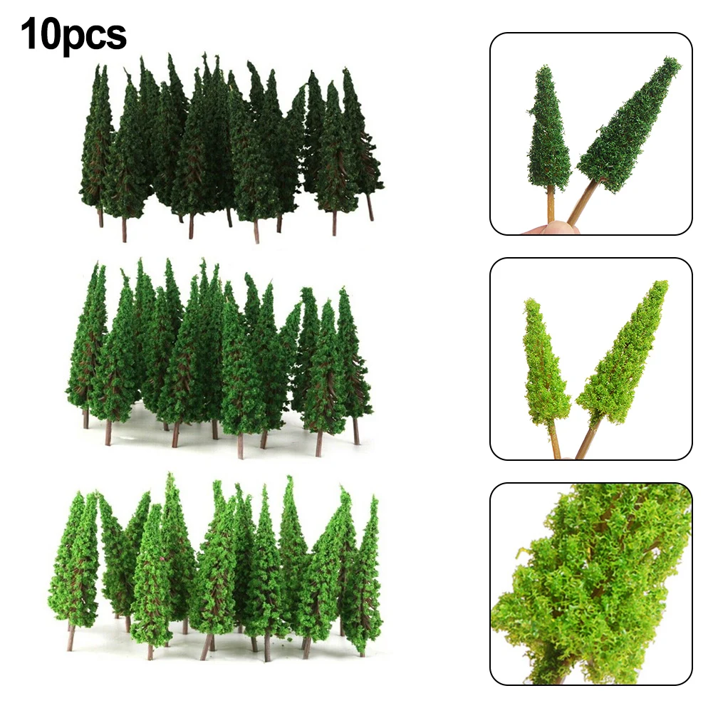 10pcs Pine Trees Model Train Railway Building Green Model Tree For N / OO Gauge Scale Railroad Layout Scenery Decorate DIY
10pcs Pine Trees Model Train Railway Building Green Model Tree For N / OO Gauge Scale Railroad Layout Scenery Decorate DIY