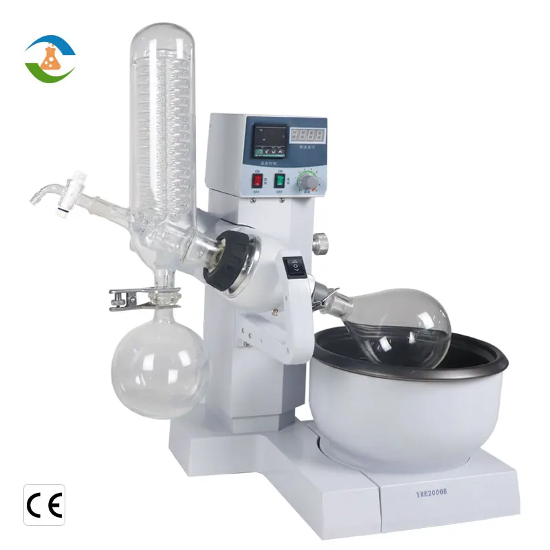 3l Rotary Evaporator Re-2000b With Optional Chiller And Pump 
3l Rotary Evaporator Re-2000b With Optional Chiller And Pump