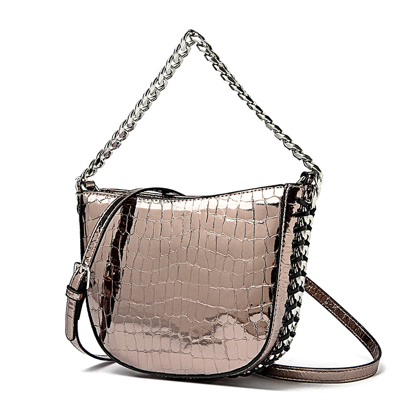 New Chain Women Bag Saddle Stone Print Bright Leather Shoulder Bag Luxury Brand Handbag Lady Designer Crossbody Bag Casual Totes
New Chain Women Bag Saddle Stone Print Bright Leather Shoulder Bag Luxury Brand Handbag Lady Designer Crossbody Bag Casual Totes