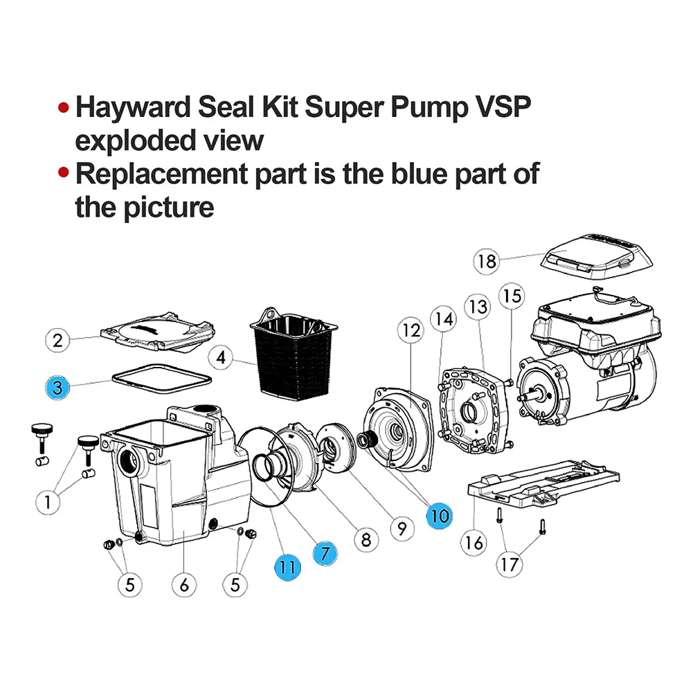 O-Ring Seal Repair Kit Gasket Universal Compatible Diffuser For Hayward Super Pump SP2600 Pool Pump Replacement
O-Ring Seal Repair Kit Gasket Universal Compatible Diffuser For Hayward Super Pump SP2600 Pool Pump Replacement