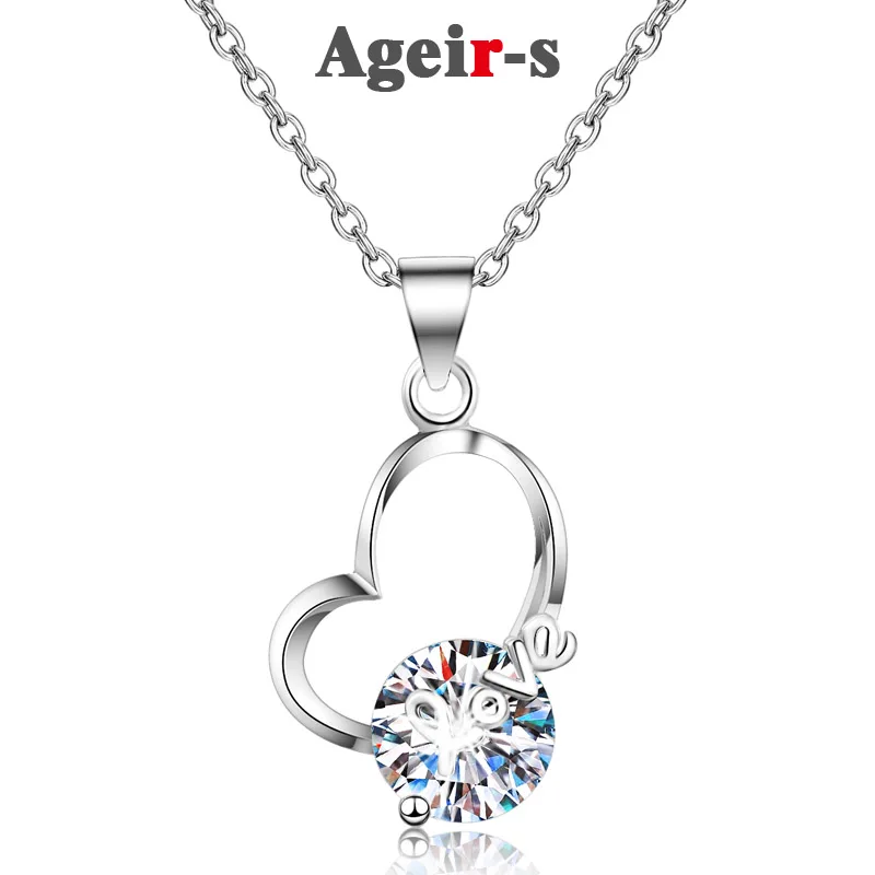 AGEIR-S 925 Sterling Silver Silver Colour Sparkling Moissanite Chain Necklace For Women Fine Jewelry Wedding Birthday Gift Z024
AGEIR-S 925 Sterling Silver Silver Colour Sparkling Moissanite Chain Necklace For Women Fine Jewelry Wedding Birthday Gift Z024