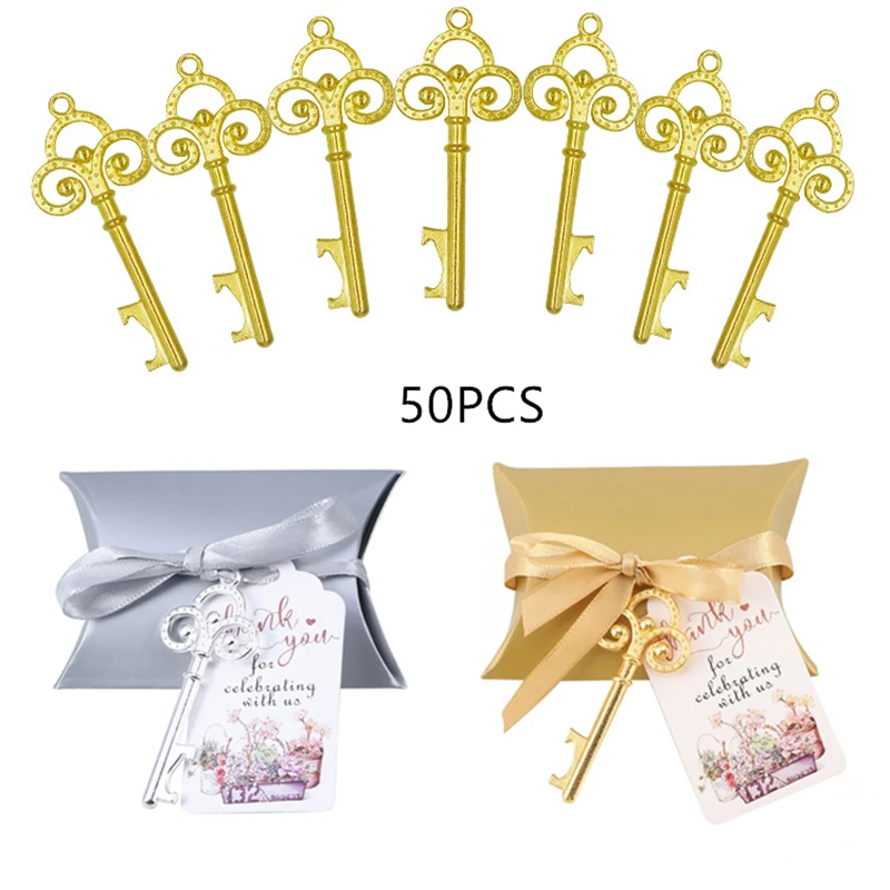 50Pcs/Set Key Shaped Bottle Opener Candy Boxes Wedding Favor Holiday Festival Supplies Gift Case Sweets Container
50Pcs/Set Key Shaped Bottle Opener Candy Boxes Wedding Favor Holiday Festival Supplies Gift Case Sweets Container