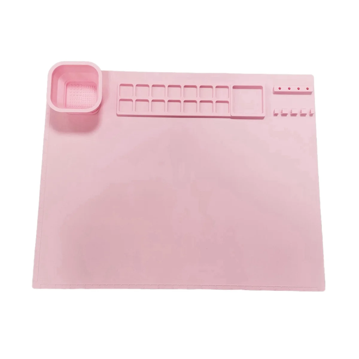 Silicone Painting Pad Brush Holder Crafts Silicone Pad Multifunctional Silicone Art Pad Painting Art Clay 
Silicone Painting Pad Brush Holder Crafts Silicone Pad Multifunctional Silicone Art Pad Painting Art Clay
