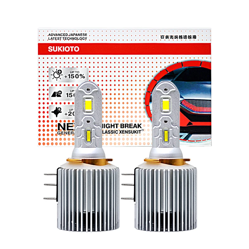 2PCS SUKIOTO 40000LM Canbus H15 LED Bulb Car Headlight High Beam DRL Day Driving Running Light 120W Auto Lamp For VW Audi BMW
2PCS SUKIOTO 40000LM Canbus H15 LED Bulb Car Headlight High Beam DRL Day Driving Running Light 120W Auto Lamp For VW Audi BMW