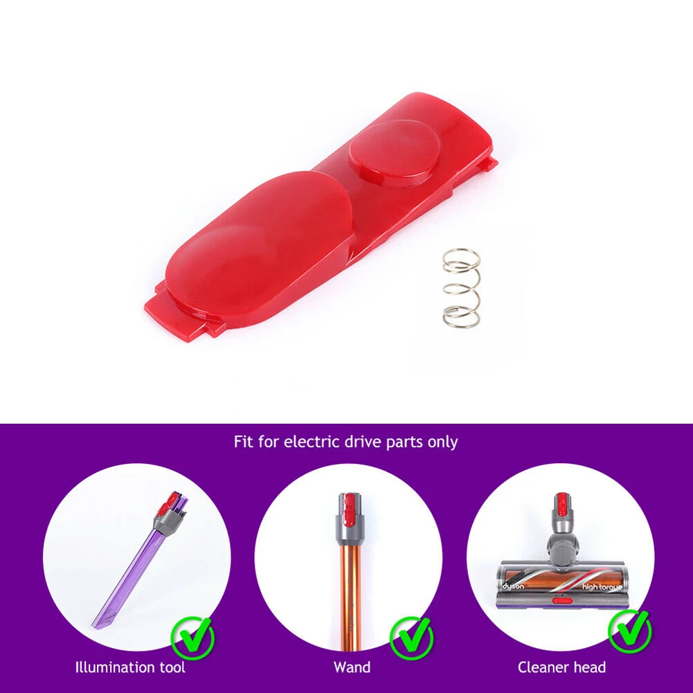 Clip Latch Tab Button+Spring Wand Tool Switch Button For Dyson V7/8 V10 V11 V15 Vacuum Cleaner Electric Drive Sweeping Parts
Clip Latch Tab Button+Spring Wand Tool Switch Button For Dyson V7/8 V10 V11 V15 Vacuum Cleaner Electric Drive Sweeping Parts