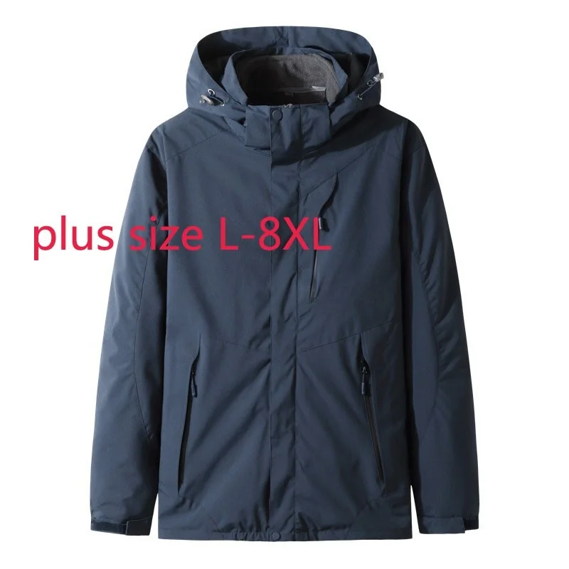 New Arrival Fashion Super Large Autumn Winter Detachable Liner Men Two Piece Set Casual Thick Coat Plus Size L-5XL 6XL 7XL 8XL
New Arrival Fashion Super Large Autumn Winter Detachable Liner Men Two Piece Set Casual Thick Coat Plus Size L-5XL 6XL 7XL 8XL