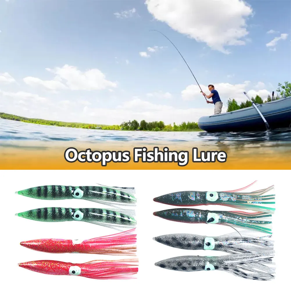 New 2pcs/set Soft Octopus Fishing Lures 11cm Squid bait sea fishing long cast large octopus sea fishing simulation octopus bait
New 2pcs/set Soft Octopus Fishing Lures 11cm Squid bait sea fishing long cast large octopus sea fishing simulation octopus bait