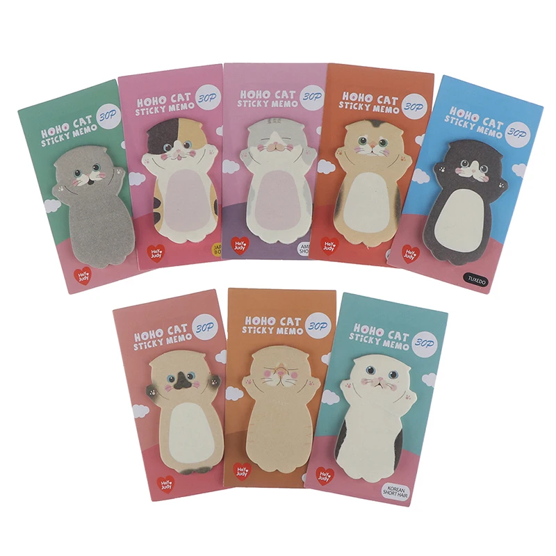 1PC Cartoon Cat Sticky Memo Pad Marker Note Planner Stickers Cute Stationery Office Accessories School Supplies
1PC Cartoon Cat Sticky Memo Pad Marker Note Planner Stickers Cute Stationery Office Accessories School Supplies