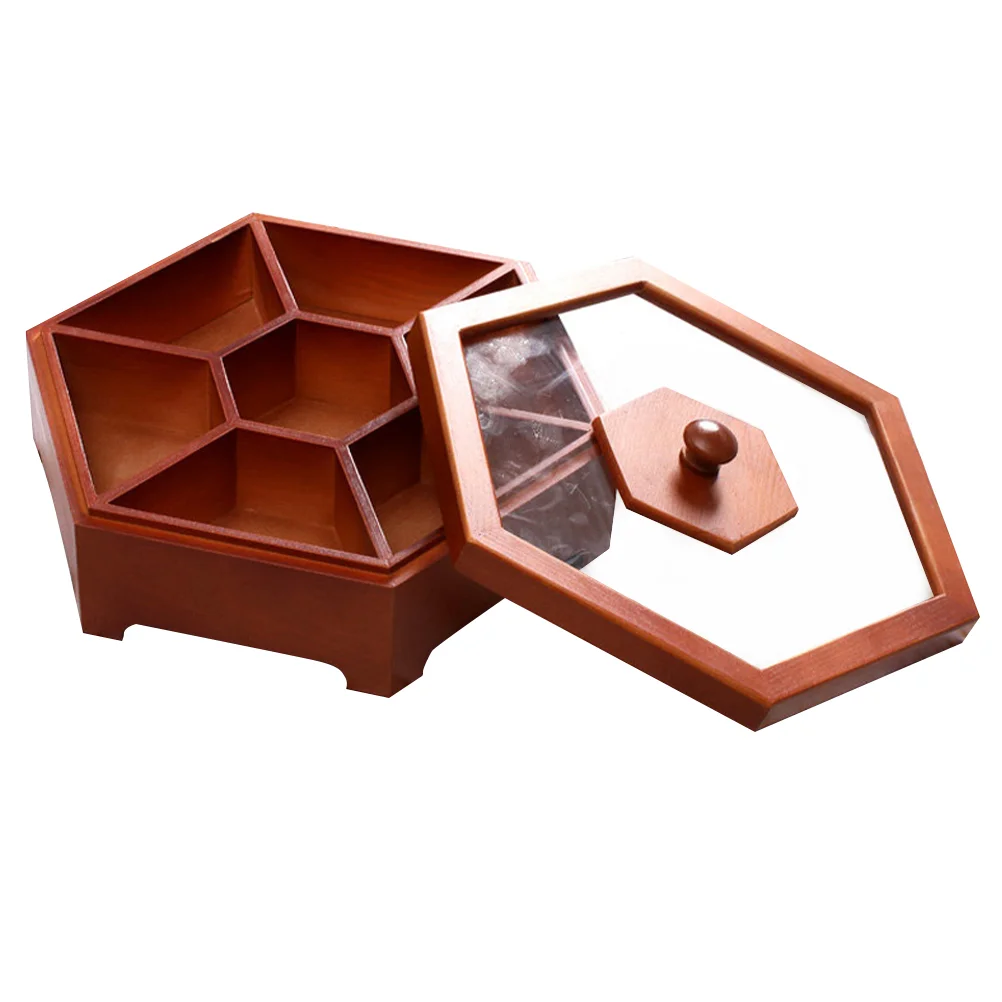 Seven Grid Dry Fruit Box Compartment Snack Container Tray Nuts Storage Case Wood Trim
Seven Grid Dry Fruit Box Compartment Snack Container Tray Nuts Storage Case Wood Trim