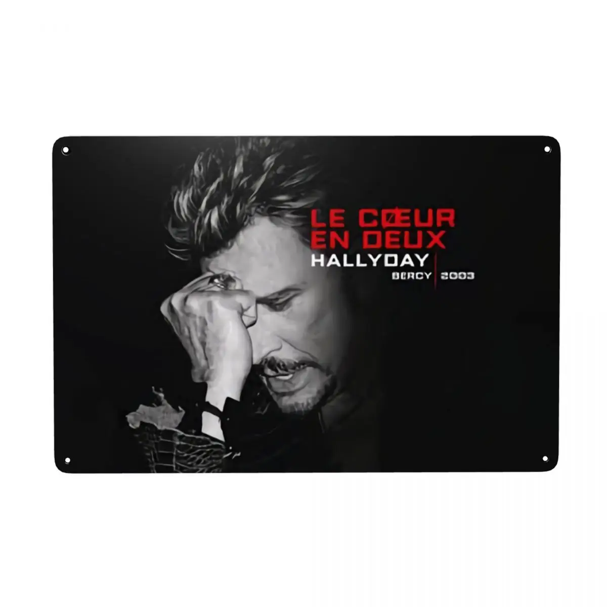 Johnny Hallyday Metal Sign Retro France Rock Singer Tin Decorative Signs Plaque Club Cafe Restaurant Man Cave Bar Wall Decor Art
Johnny Hallyday Metal Sign Retro France Rock Singer Tin Decorative Signs Plaque Club Cafe Restaurant Man Cave Bar Wall Decor Art