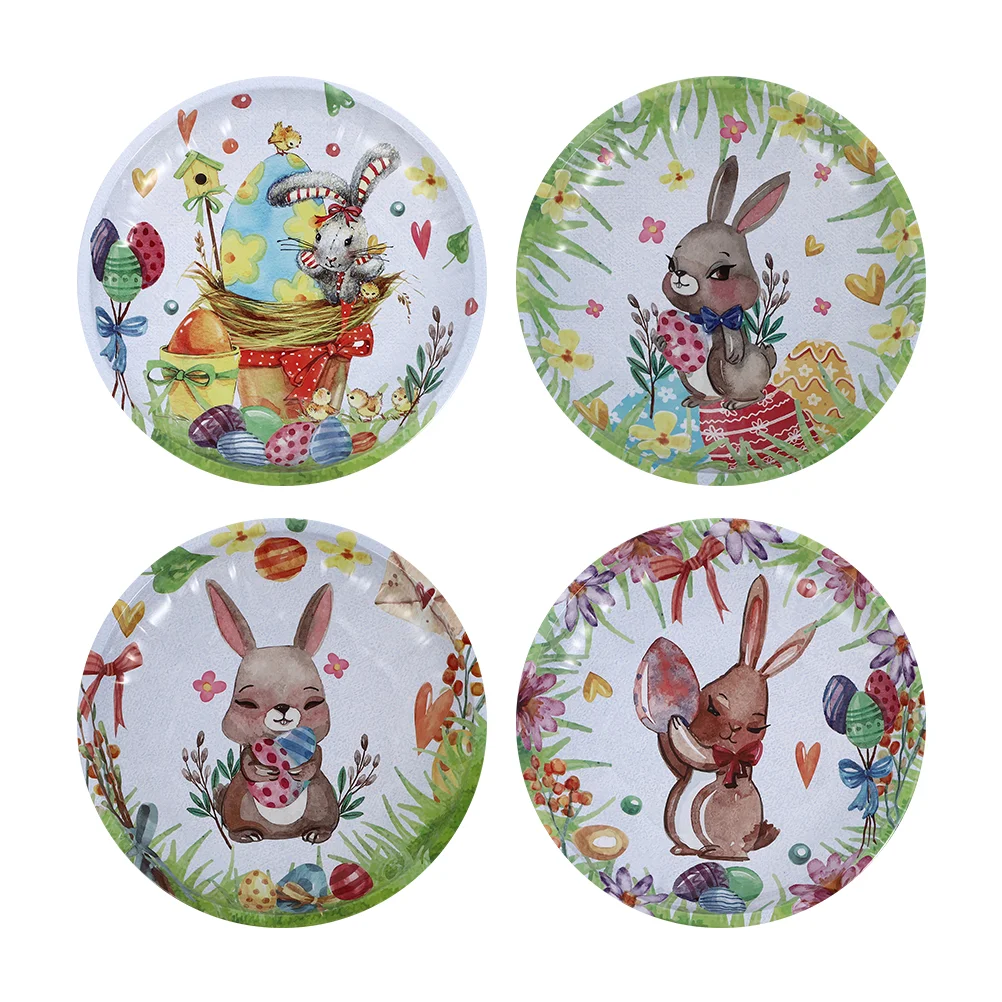 4pcs Easter Plate Easter Candy Plates Easter Dinner Table Decor Metal Snack Plates Rustic Plate Metal Towel Tray
4pcs Easter Plate Easter Candy Plates Easter Dinner Table Decor Metal Snack Plates Rustic Plate Metal Towel Tray