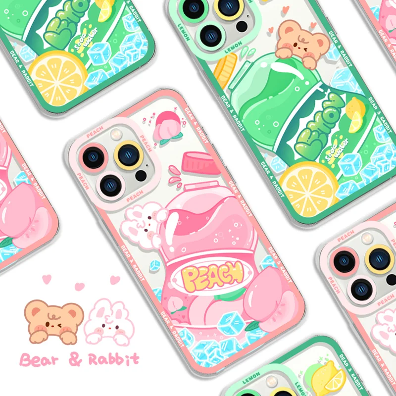 summer cute couple soda bunny bear phone case For iPhone 13 12 mini 11 pro xs max X XR 6 7 8 plus Angel Eye Silicone Transparent
summer cute couple soda bunny bear phone case For iPhone 13 12 mini 11 pro xs max X XR 6 7 8 plus Angel Eye Silicone Transparent